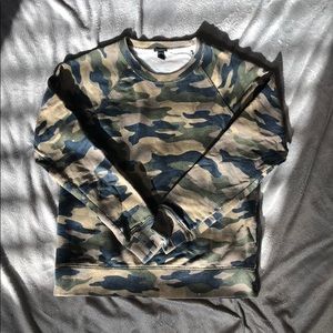 J.Crew Camo print sweater